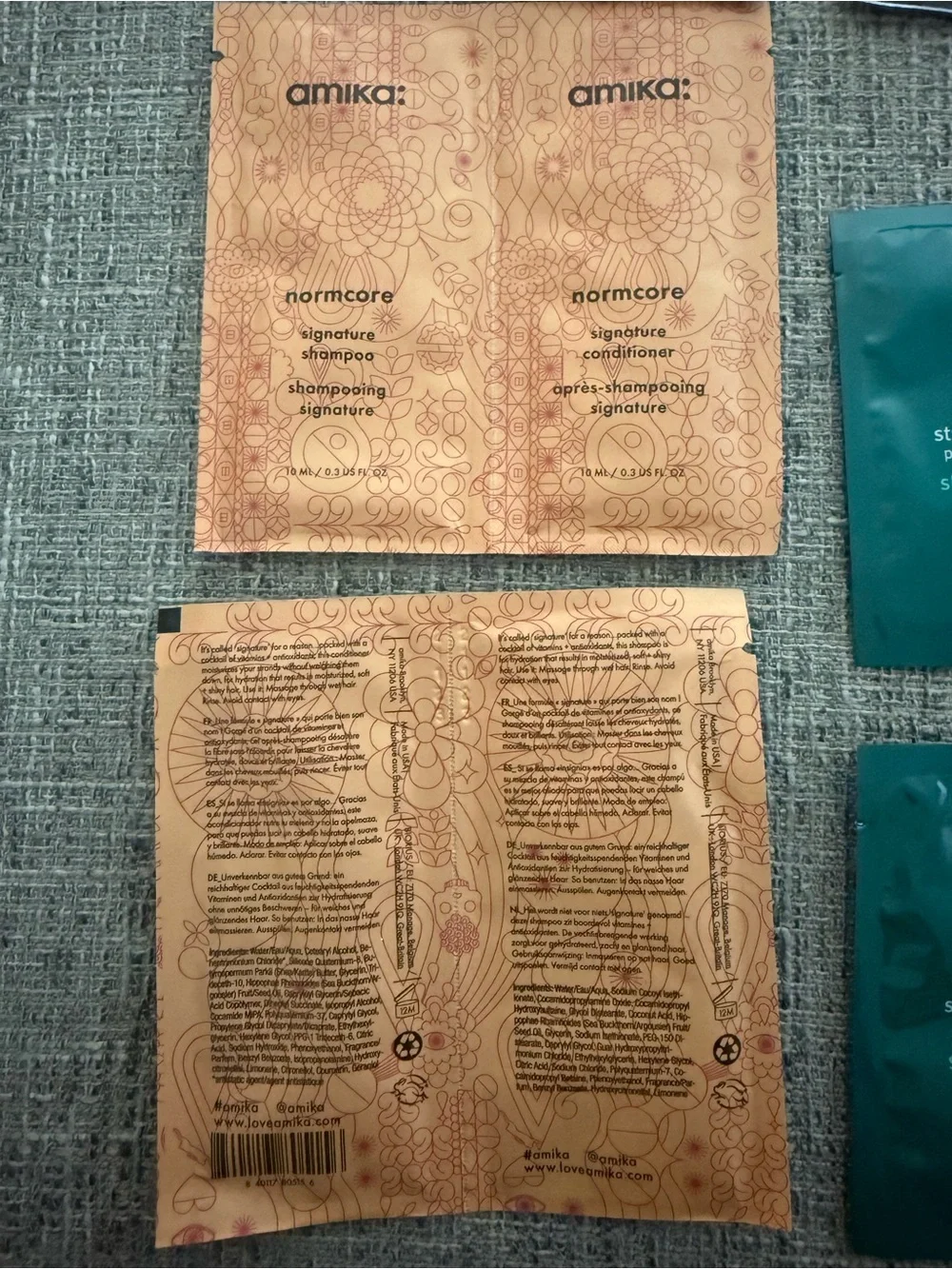 NEW Luxury Hair Care Sample Lot 18 Pc Oribe Aveda Amika Verb Bumble Travel Set